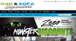 Desktop Screenshot of oakandsofaliquidators.com